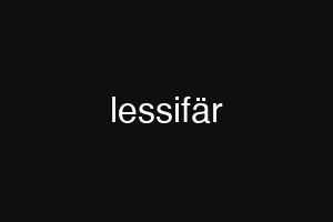 lessifär