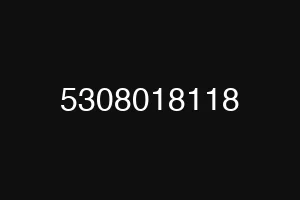 5308018118