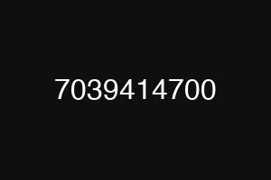 7039414700